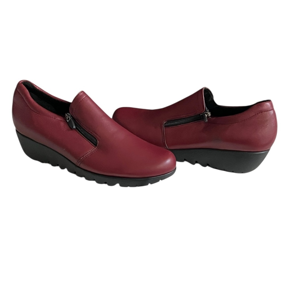 NEW Munro Napoli Zip Bootie Comfort Shoes Women’s Burgundy Res Size 9 - Picture 2 of 8